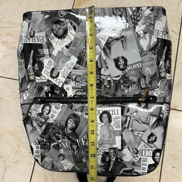 Michelle Obama Magazine Cover Collage Women\'s Backpack Bag main image 8